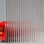 fluted glass