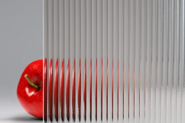 fluted glass