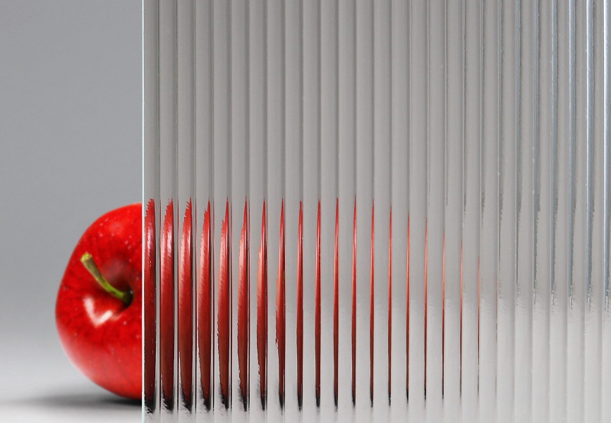 fluted glass