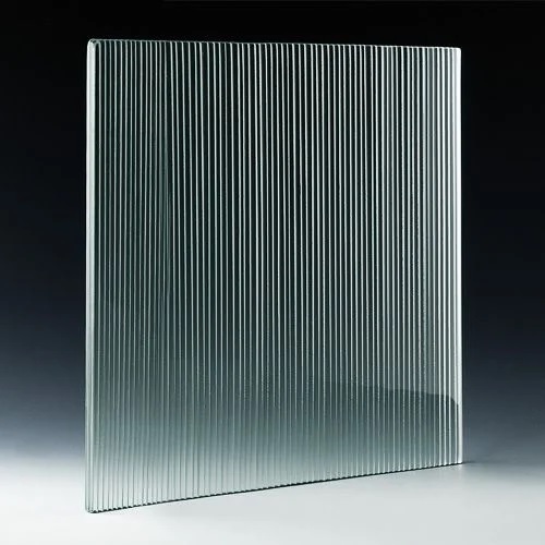 fluted glass